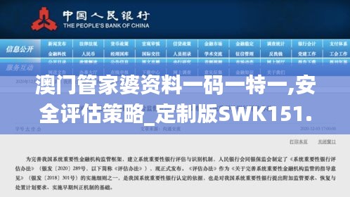 澳门管家婆资料一码一特一,安全评估策略_定制版SWK151.57