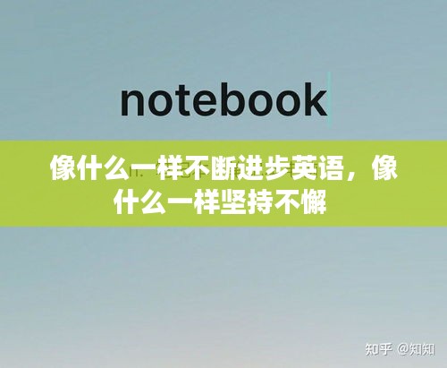 像什么一样不断进步英语，像什么一样坚持不懈 