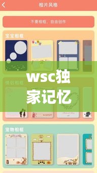wsc独家记忆，独家记忆app 