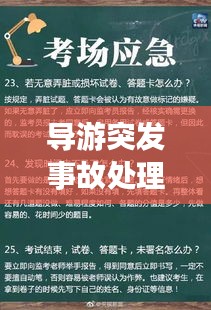 导游突发事故处理，导游突发事件应对措施 