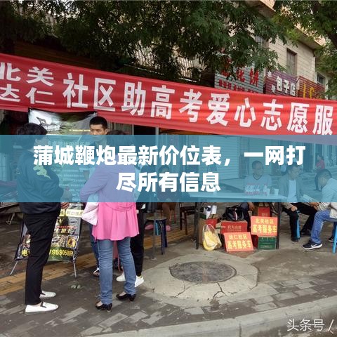 蒲城鞭炮最新价位表，一网打尽所有信息