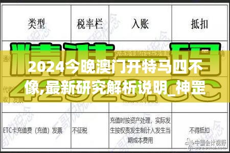 2024今晚澳门开特马四不像,最新研究解析说明_神罡境GXA129.57