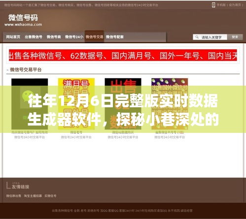 探秘小巷深处的神秘宝藏，往年12月6日完整版实时数据生成器软件诞生与探秘之旅